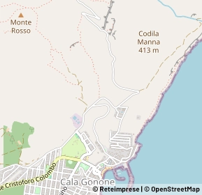 Mappa Via Codula e' Gostui, 08022 Dorgali NU, Italia (0.61739)