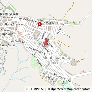 Mappa Via a. miele 32, 75023 Montalbano Jonico, Matera (Basilicata)