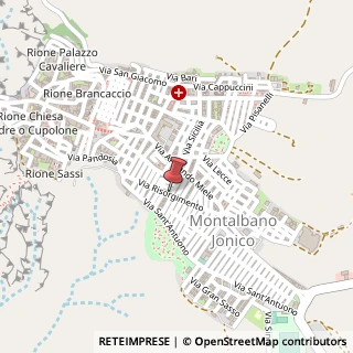 Mappa Via risorgimento 53, 75023 Montalbano Jonico, Matera (Basilicata)