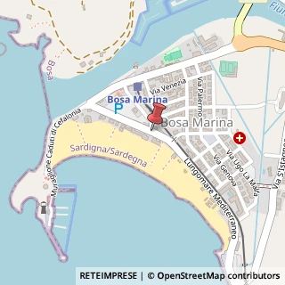 Mappa Viale Mediterraneo, Snc, 08013 Bosa, Nuoro (Sardegna)