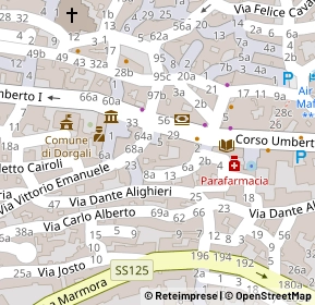 Mappa Corso Umberto, 08022 Dorgali NU, Italia (0.04615)