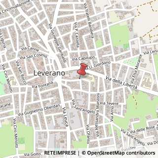 Mappa Via don bosco 227, 73010 Leverano, Lecce (Puglia)
