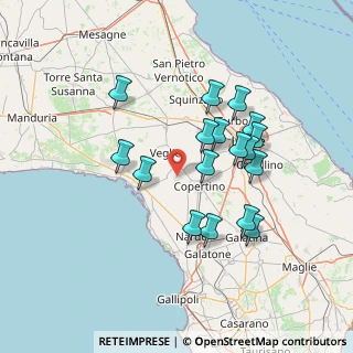 Mappa Via Cesare Pavese, 73045 Leverano LE, Italia (14.08588)