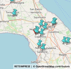 Mappa 73045 Leverano LE, Italia (16.34462)