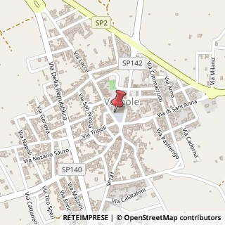 Mappa Piazza Vittorio Veneto, 6, 73029 Vernole, Lecce (Puglia)
