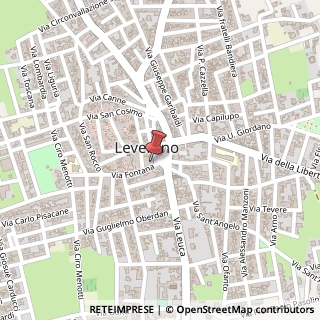 Mappa Via Fontana, 3, 73045 Leverano, Lecce (Puglia)