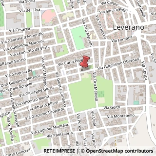 Mappa Via Vittorio Emanuele, 7, 73045 Leverano, Lecce (Puglia)