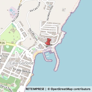 Mappa Piazza del Porto,  1, 08022 Dorgali, Nuoro (Sardegna)