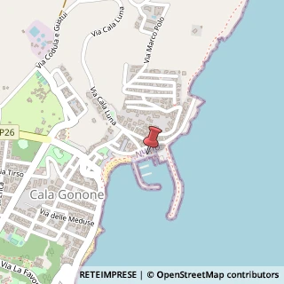 Mappa Piazza del porto 8, 08022 Dorgali, Nuoro (Sardegna)
