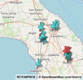 Mappa Via Spezzaferri, 73043 Copertino LE, Italia (14.86063)