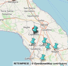 Mappa Via Spezzaferri, 73043 Copertino LE, Italia (28.63313)