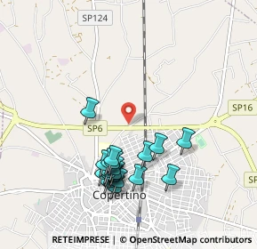 Mappa Via Spezzaferri, 73043 Copertino LE, Italia (1.0295)