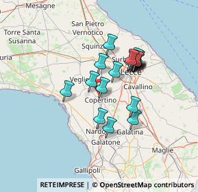 Mappa SP Copertino-Leverano km 6, 73043 Copertino LE, Italia (11.832)