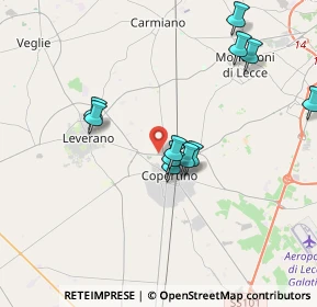 Mappa SP Copertino-Leverano km 6, 73043 Copertino LE, Italia (3.93273)