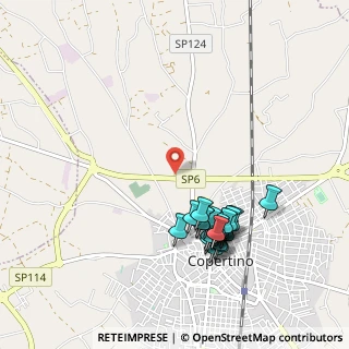 Mappa SP Copertino-Leverano km 6, 73043 Copertino LE, Italia (1.089)