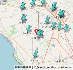 Mappa SP Copertino-Leverano km 6, 73043 Copertino LE, Italia (10.361)