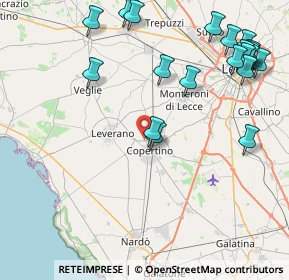 Mappa SP Copertino-Leverano km 6, 73043 Copertino LE, Italia (11.3215)