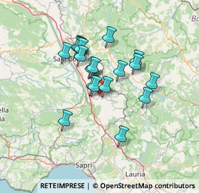 Mappa Via Ponte, 84033 Montesano sulla Marcellana SA, Italia (11.8115)