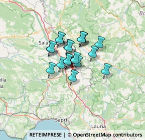 Mappa Via Ponte, 84033 Montesano sulla Marcellana SA, Italia (8.71)