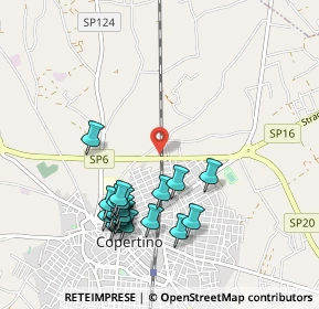Mappa Via Li Rutti, 73043 Copertino LE, Italia (1.094)
