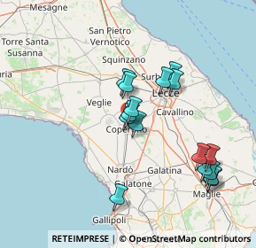 Mappa Via Li Rutti, 73043 Copertino LE, Italia (14.75188)