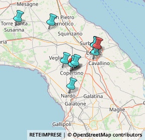 Mappa Via Li Rutti, 73043 Copertino LE, Italia (11.09818)