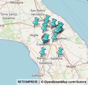 Mappa Via Li Rutti, 73043 Copertino LE, Italia (10.01471)