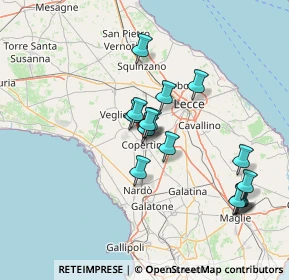 Mappa SP 6, 73043 Copertino LE, Italia (14.2125)