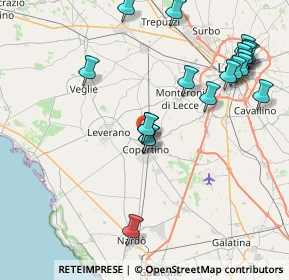 Mappa SP 6, 73043 Copertino LE, Italia (9.9025)