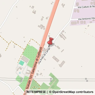 Mappa Strada Vicinale Preti di Campi, 194, 73010 Lequile, Lecce (Puglia)