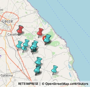 Mappa SP145, 73026 Melendugno LE, Italia (7.568)