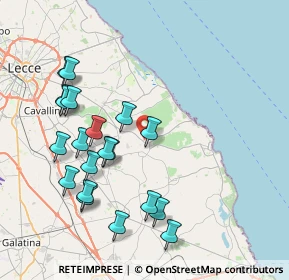 Mappa SP145, 73026 Melendugno LE, Italia (9.082)