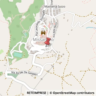 Mappa Via della croce, 85030 Missanello, Potenza (Basilicata)