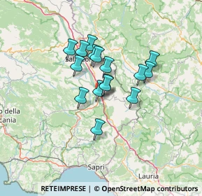 Mappa Strada Comunale Padula Montesano, 84033 Montesano sulla Marcellana SA, Italia (10.4475)