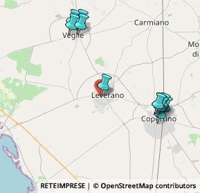 Mappa Via Guglielmo Marconi, 73045 Leverano LE, Italia (4.93091)
