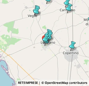 Mappa Via Guglielmo Marconi, 73045 Leverano LE, Italia (4.99071)