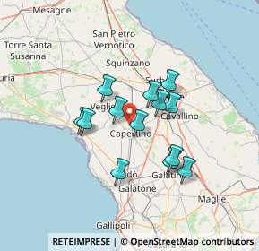 Mappa SP 124, 73043 Copertino LE, Italia (11.38231)