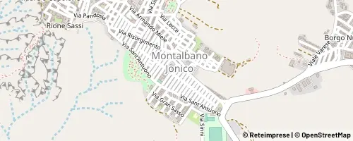 Mappa Montalbano Jonico