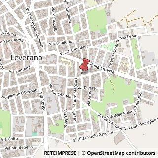 Mappa Via N.Sauro, 44, 73045 Leverano, Lecce (Puglia)