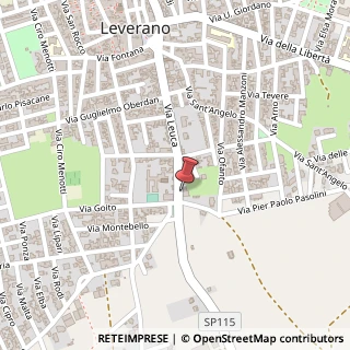 Mappa Via Leuca, 77, 73045 Leverano, Lecce (Puglia)