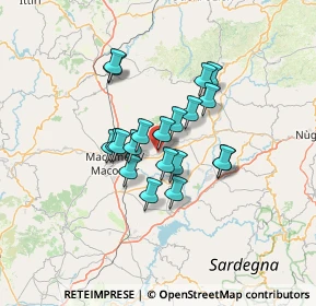 Mappa Via Toscana, 08017 Silanus NU, Italia (10.494)