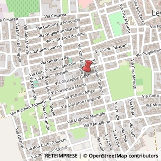 Mappa Via G.Giusti, 29, 73045 Leverano, Lecce (Puglia)