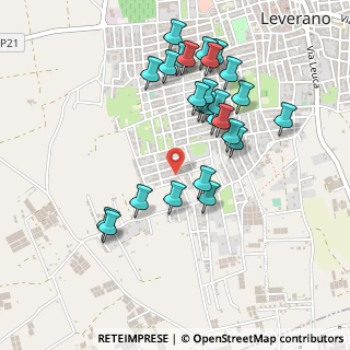 Mappa Via Don Luigi Sturzo, 73045 Leverano LE, Italia (0.52308)