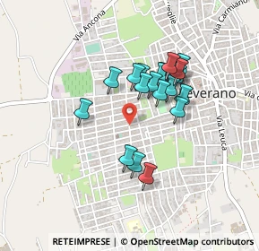 Mappa Via Re Geremia, 73045 Leverano LE, Italia (0.3795)