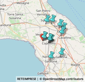 Mappa Via Re Geremia, 73045 Leverano LE, Italia (10.39846)