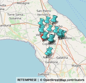 Mappa Via Re Geremia, 73045 Leverano LE, Italia (9.178)