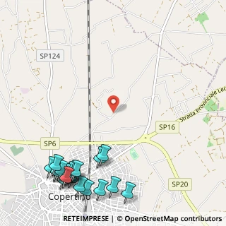 Mappa Via Esterna Monteroni, 73043 Copertino LE, Italia (1.7665)