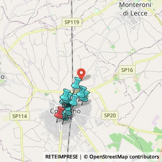 Mappa Via Esterna Monteroni, 73043 Copertino LE, Italia (1.93)
