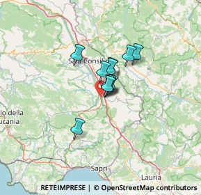 Mappa Via Tempa Molino, 84032 Buonabitacolo SA, Italia (7.47545)