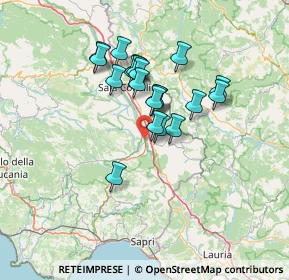 Mappa Via Tempa Molino, 84032 Buonabitacolo SA, Italia (11.764)